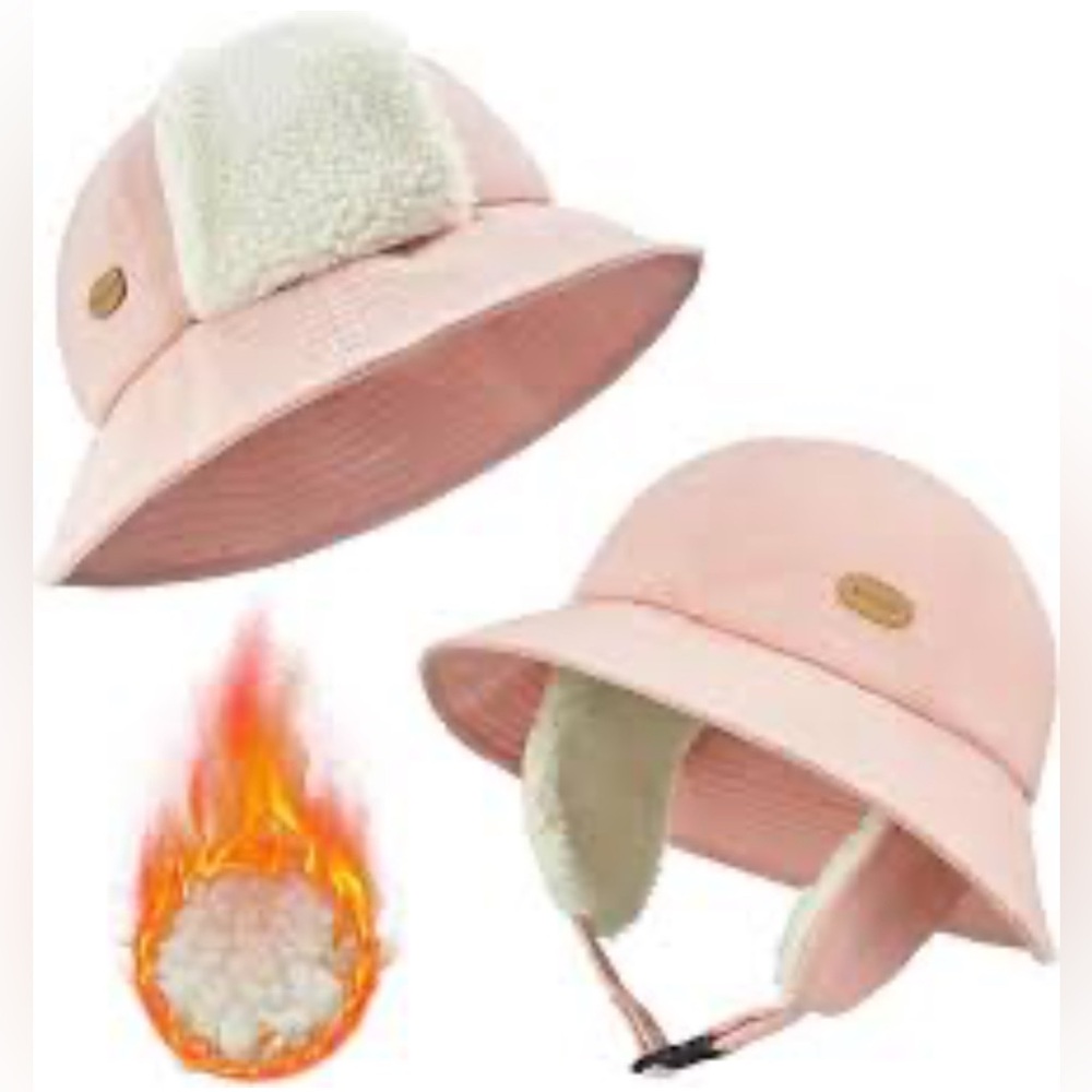 NEW Pink Sukeen Winter Hats Teenager Women Windproof Warm Hat Fleece Lining